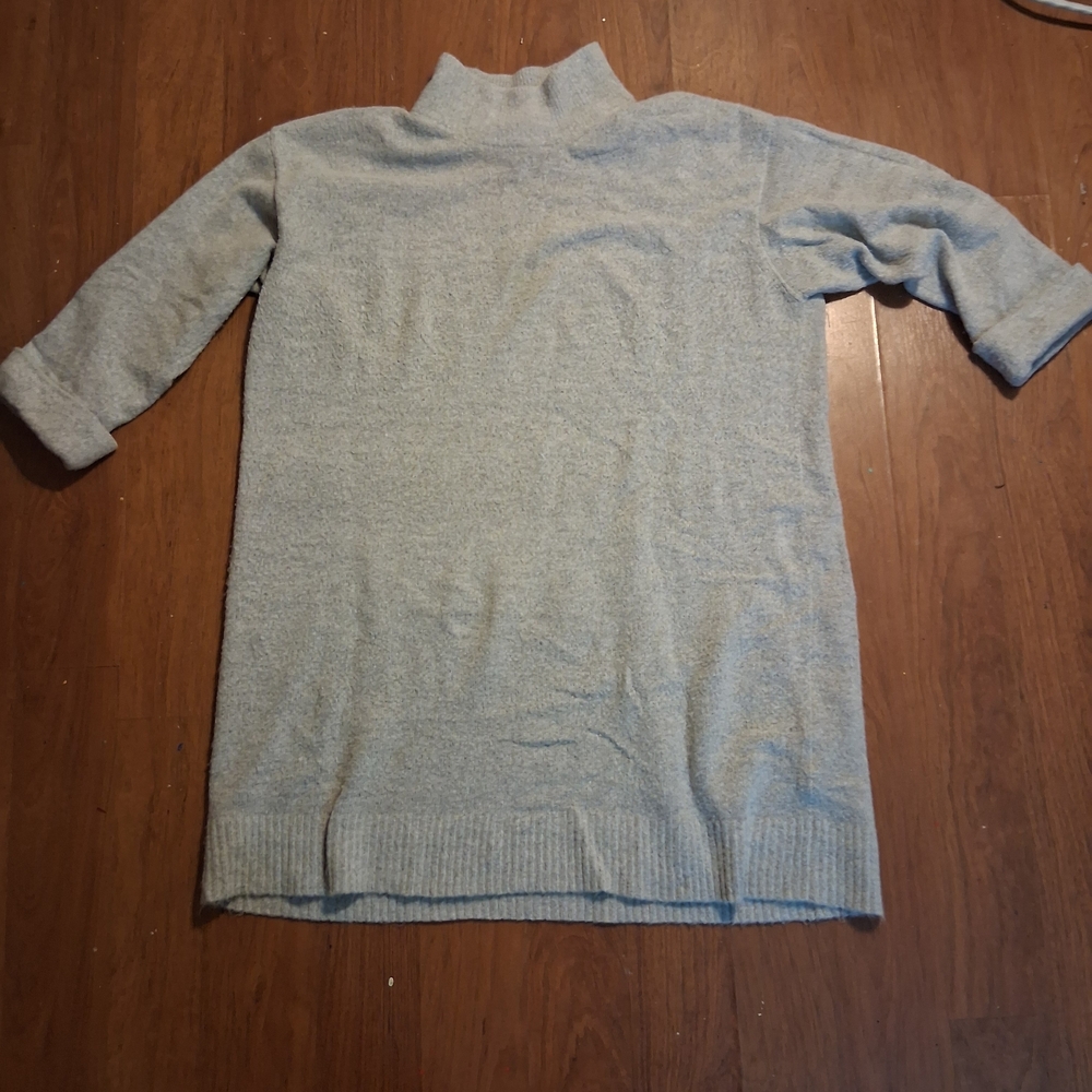 April Cornell Women's Gray Turtleneck Sweater